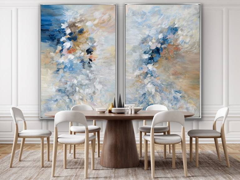 Original Abstract Expressionism Abstract Painting by Cat Tesla