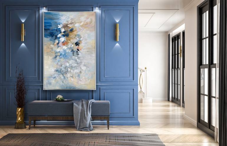 Original Abstract Expressionism Abstract Painting by Cat Tesla