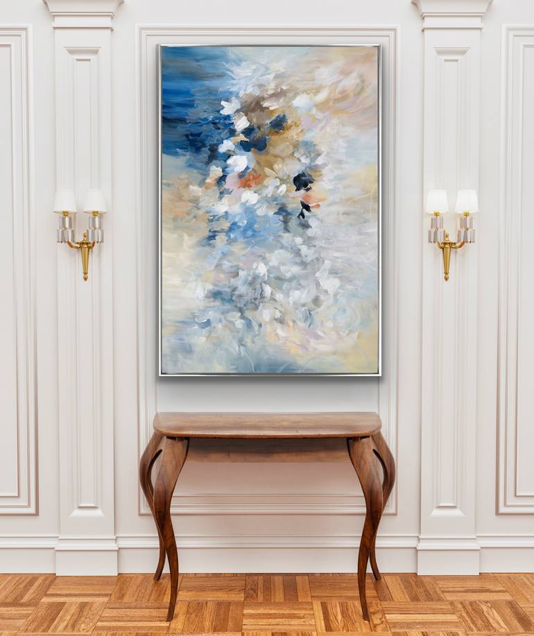 Original Abstract Expressionism Abstract Painting by Cat Tesla