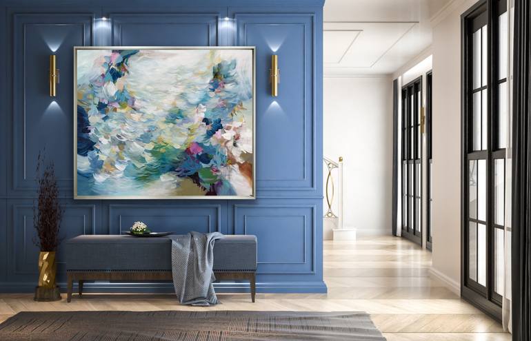 Original Abstract Expressionism Abstract Painting by Cat Tesla