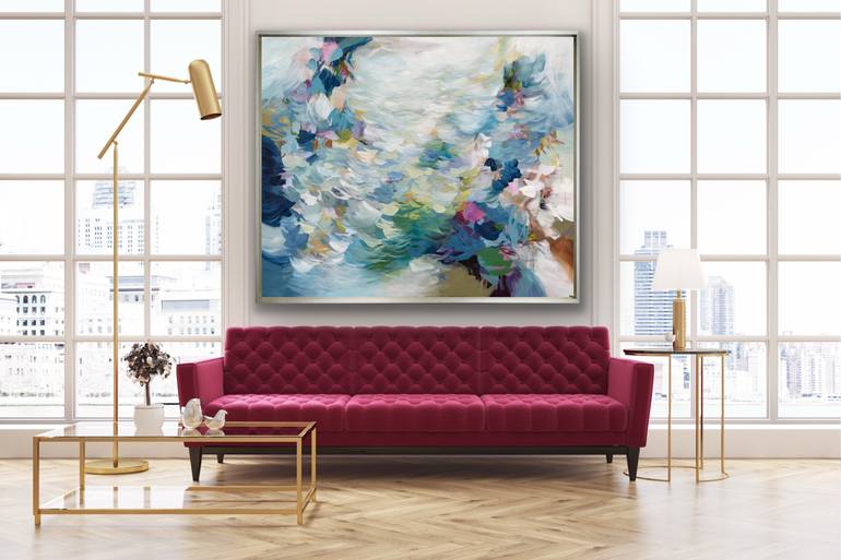 Original Abstract Expressionism Abstract Painting by Cat Tesla