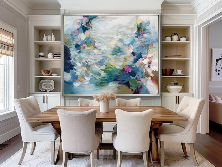 Original Abstract Expressionism Abstract Painting by Cat Tesla