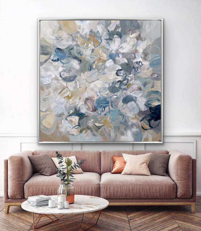 Original Abstract Expressionism Abstract Painting by Cat Tesla