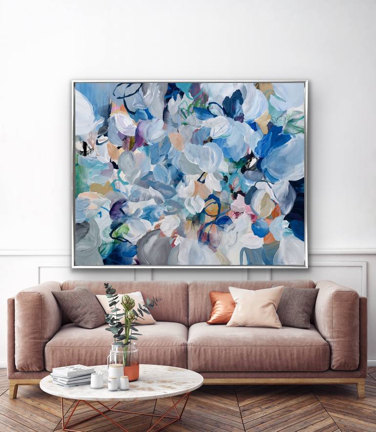 Original Abstract Expressionism Abstract Painting by Cat Tesla