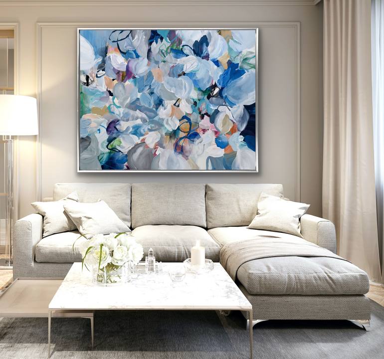 Original Abstract Expressionism Abstract Painting by Cat Tesla