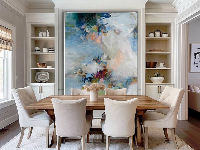 Original Abstract Expressionism Abstract Painting by Cat Tesla