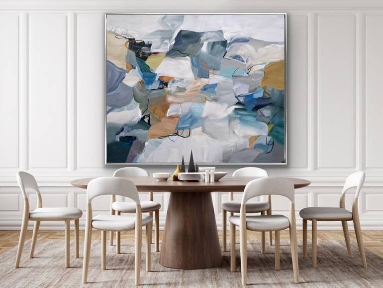 Original Abstract Expressionism Abstract Painting by Cat Tesla