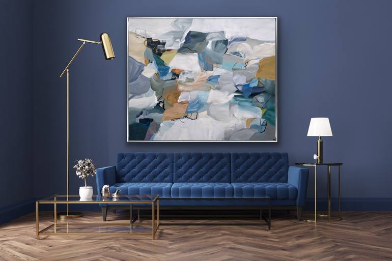 Original Abstract Expressionism Abstract Painting by Cat Tesla