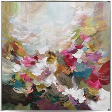 Original Abstract Expressionism Abstract Painting by Cat Tesla