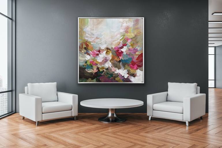 Original Abstract Expressionism Abstract Painting by Cat Tesla