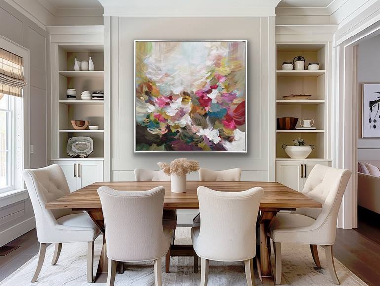 Original Abstract Expressionism Abstract Painting by Cat Tesla