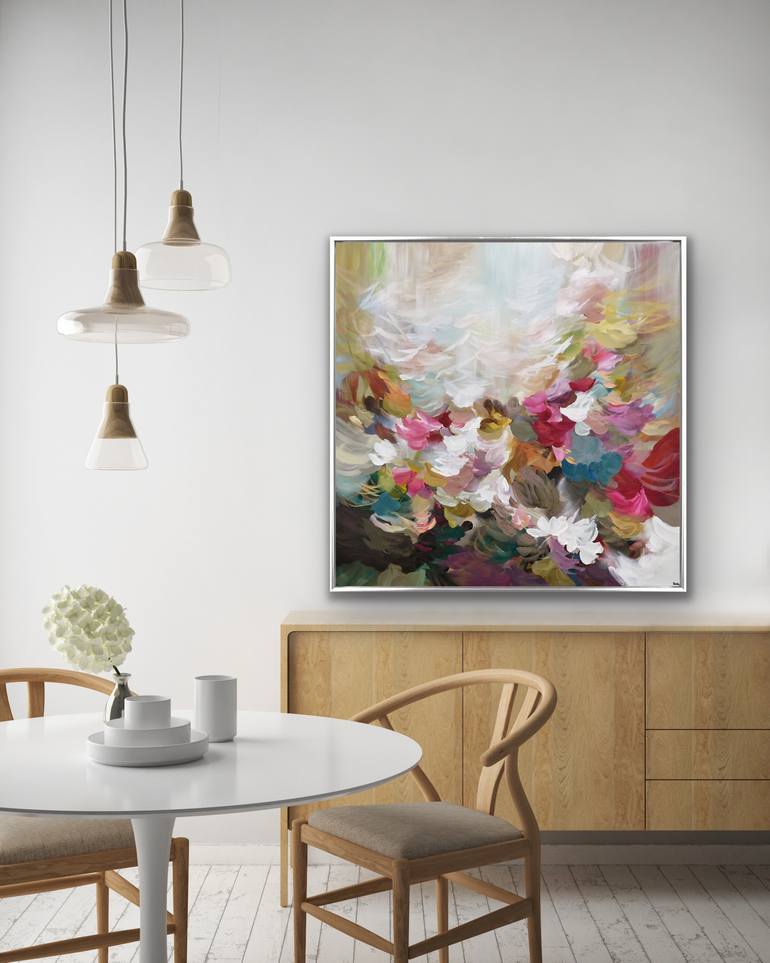 Original Abstract Expressionism Abstract Painting by Cat Tesla