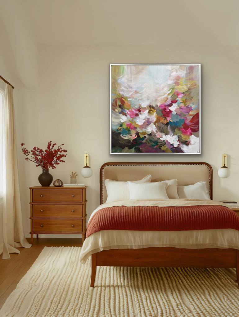 Original Abstract Expressionism Abstract Painting by Cat Tesla