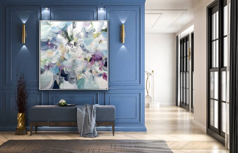 Original Abstract Expressionism Abstract Painting by Cat Tesla
