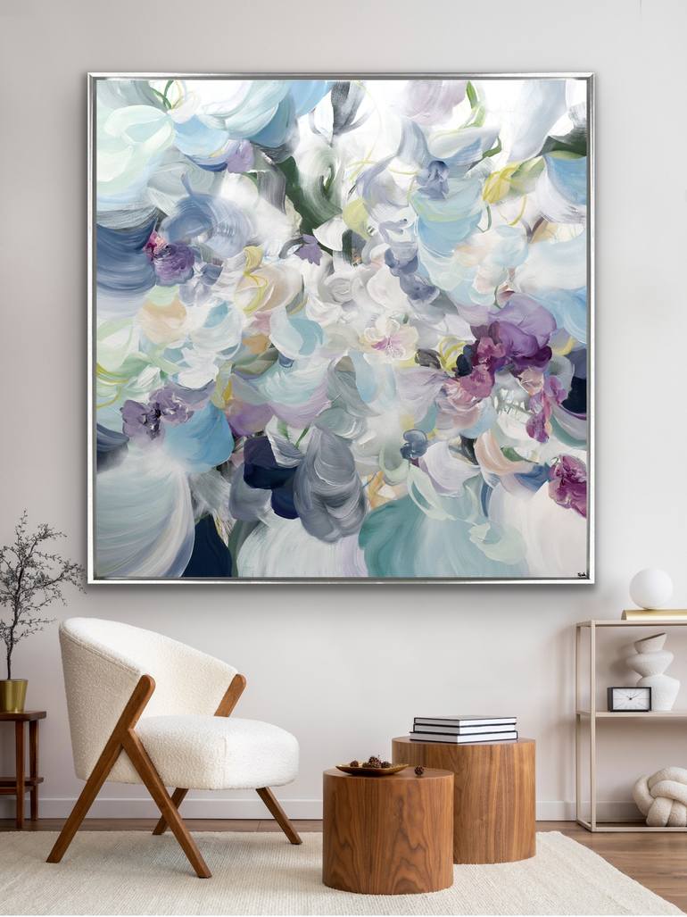Original Abstract Expressionism Abstract Painting by Cat Tesla