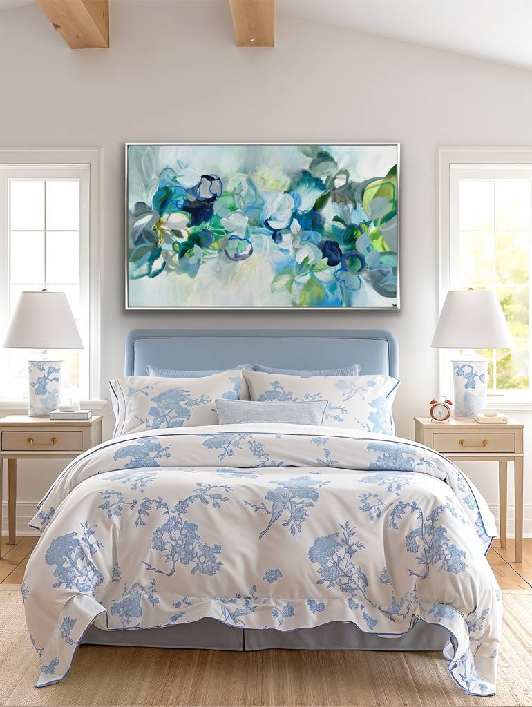 Original Abstract Expressionism Abstract Painting by Cat Tesla