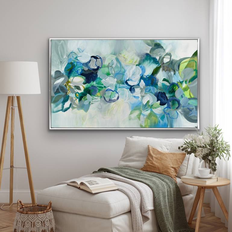 Original Abstract Expressionism Abstract Painting by Cat Tesla