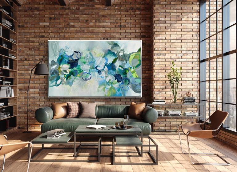 Original Abstract Expressionism Abstract Painting by Cat Tesla