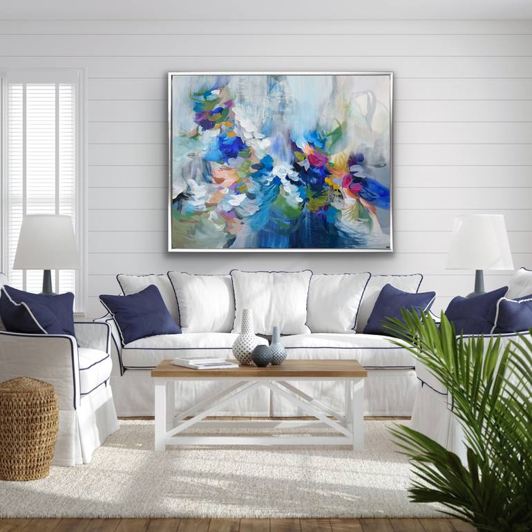 Original Abstract Expressionism Abstract Painting by Cat Tesla