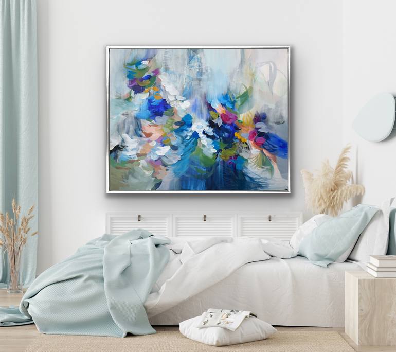 Original Abstract Expressionism Abstract Painting by Cat Tesla