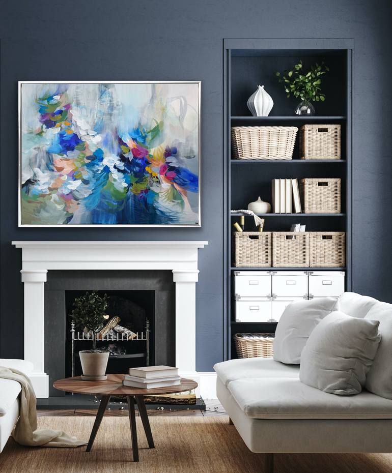 Original Abstract Expressionism Abstract Painting by Cat Tesla
