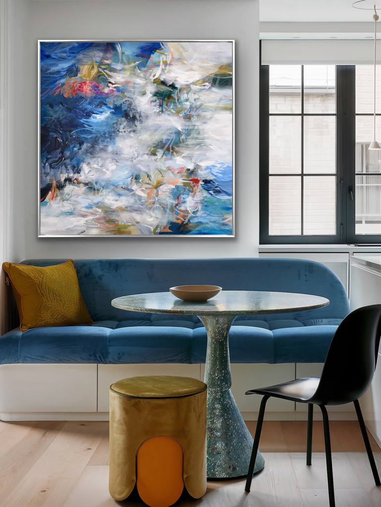 Original Abstract Expressionism Abstract Painting by Cat Tesla