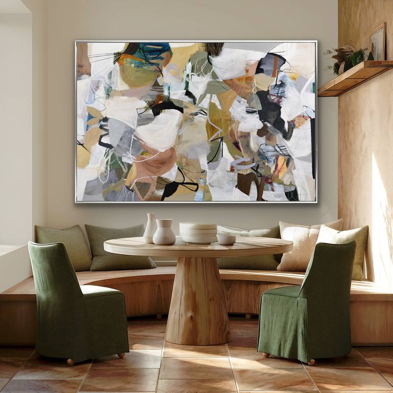 Original Abstract Expressionism Abstract Painting by Cat Tesla