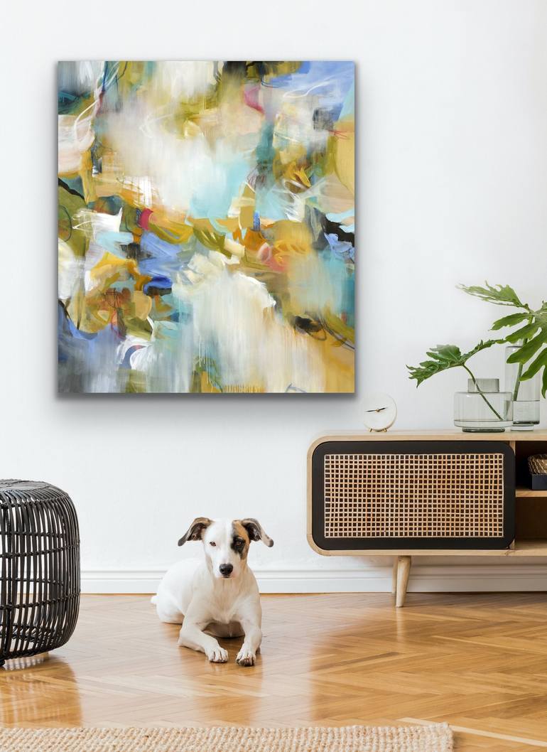 Original Fine Art Abstract Painting by Cat Tesla