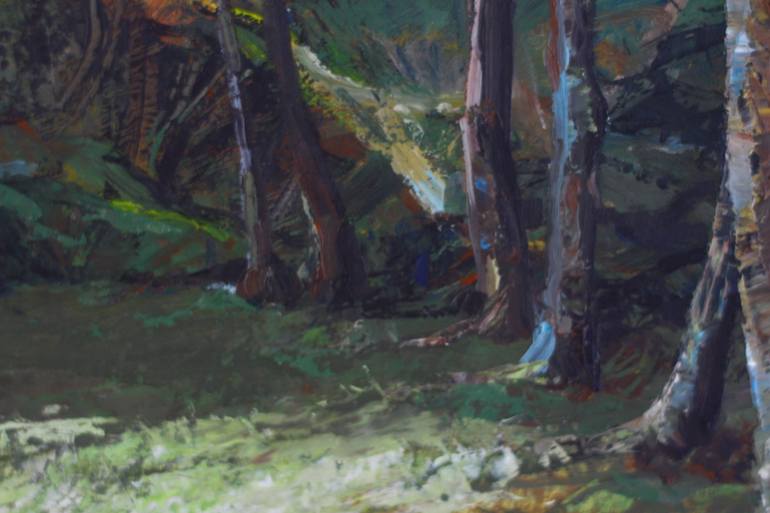 Original Impressionism Landscape Painting by Natalia Bachynska