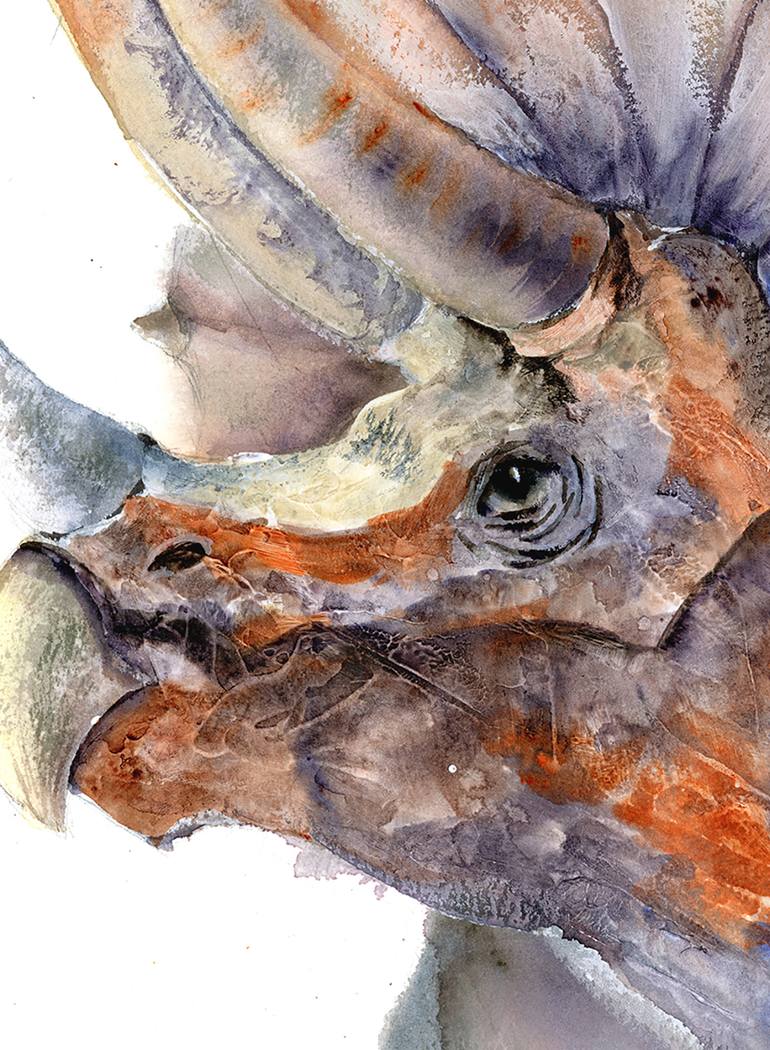 Original Conceptual Animal Painting by Olga Tchefranov