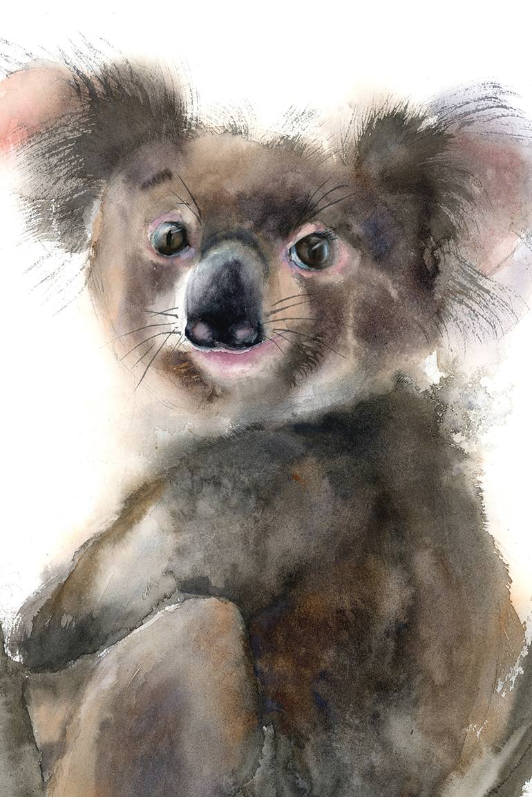 Original Figurative Animal Painting by Olga Tchefranov