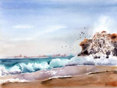 Original Fine Art Seascape Paintings by Olga Tchefranov