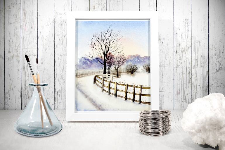 Original Impressionism Landscape Painting by Olga Tchefranov