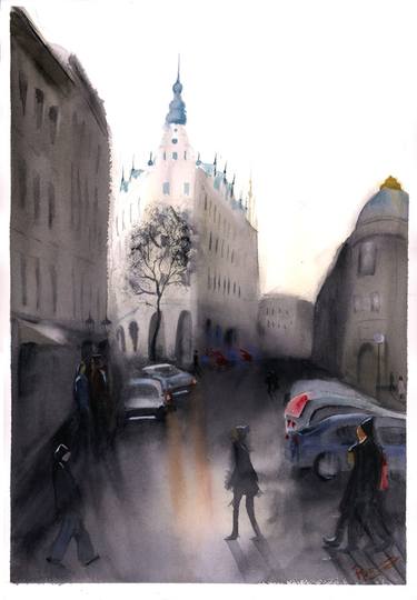 Original Cities Paintings by Olga Tchefranov