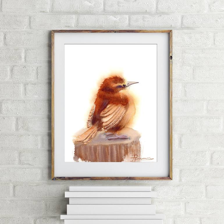 Original Impressionism Animal Painting by Olga Tchefranov