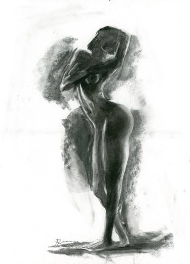Original Abstract Nude Drawings by Olga Tchefranov