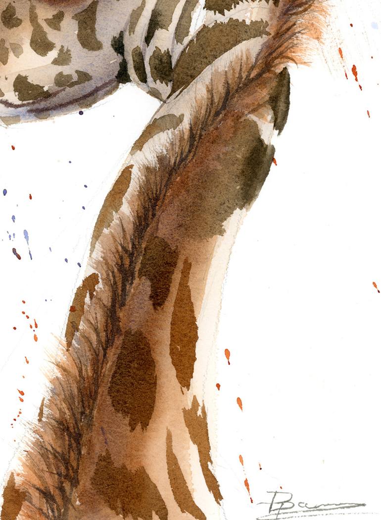 Original Impressionism Animal Painting by Olga Tchefranov