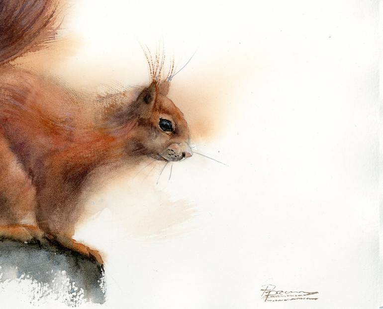 Original Animal Painting by Olga Tchefranov