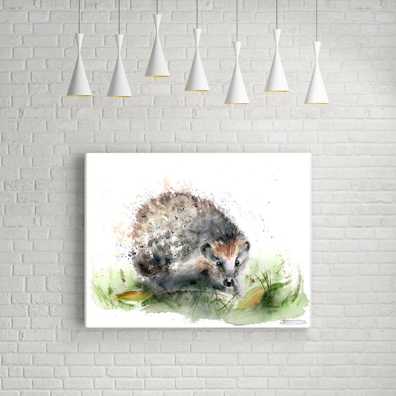 Original Figurative Animal Painting by Olga Tchefranov