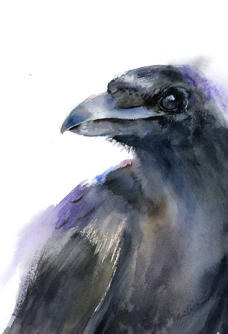 Original Illustration Animal Painting by Olga Tchefranov