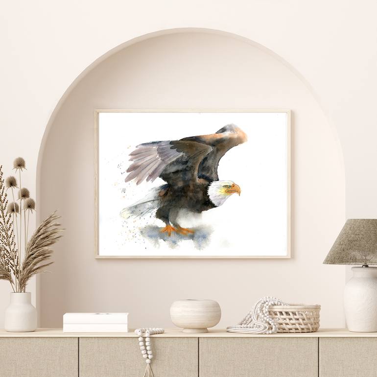Original Abstract Animal Painting by Olga Tchefranov