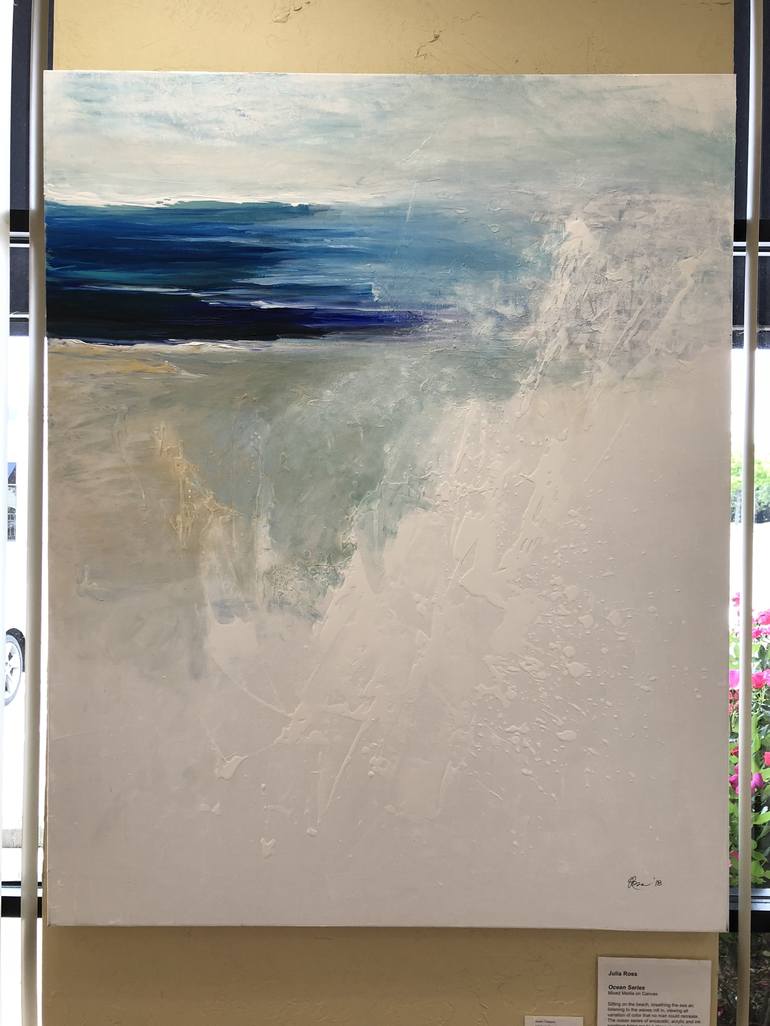 Original Beach Painting by Julia Ross