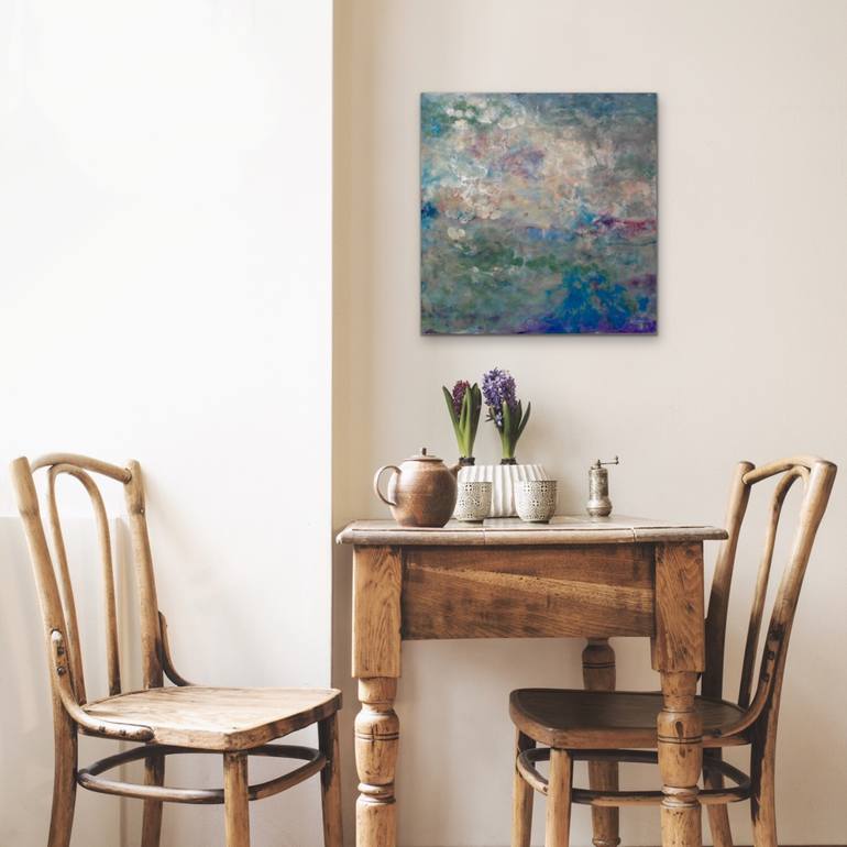 Original Impressionism Abstract Painting by Julia Ross