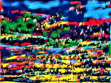 Abstract Clouds Village - Limited Edition of 1 thumb