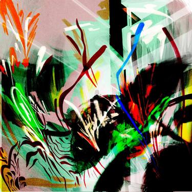 Original Abstract Expressionism Abstract Digital by Neriman Arslan