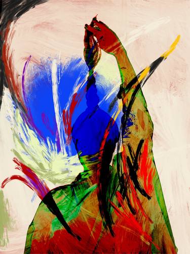 Original Abstract Expressionism Abstract Digital by Neriman Arslan