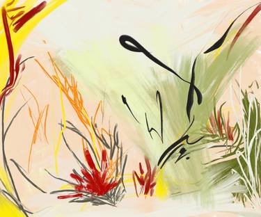 Original Abstract Expressionism Abstract Digital by Neriman Arslan