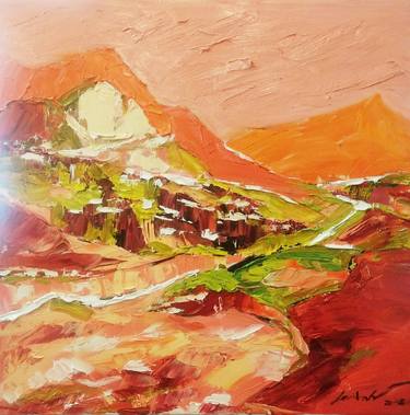 Original Landscape Painting by Anh Le