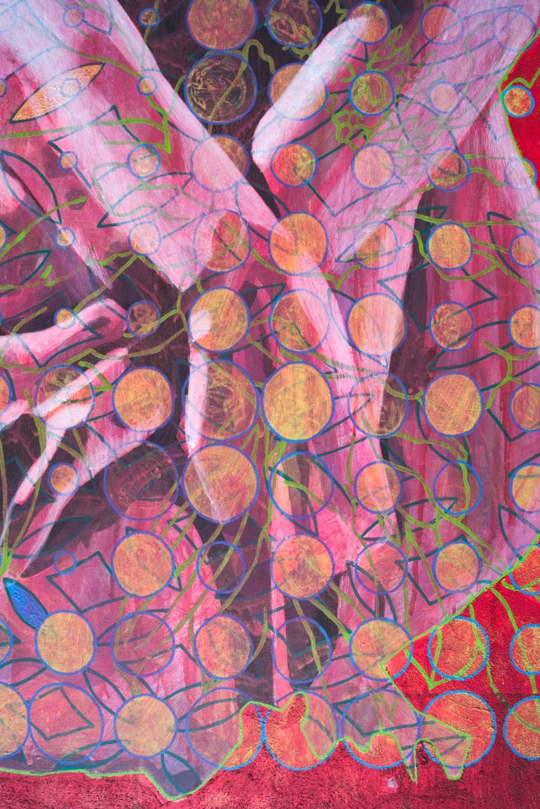 Original Figurative Body Painting by Yurii Dovhaliuk