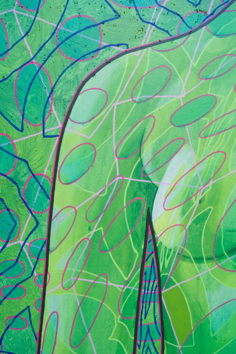 Original Figurative Body Painting by Yurii Dovhaliuk